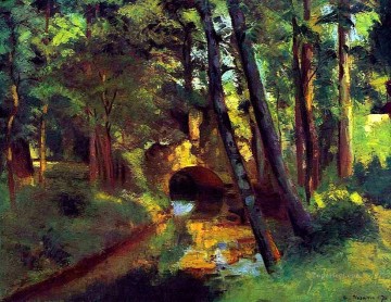 Camille Pissarro Painting - El pequeño puente pontoise 1875 1 Camille Pissarro